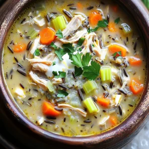 Slow Cooker Chicken Wild Rice Soup Comfort Dish