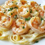 To make Cajun Shrimp Alfredo, you need a few key ingredients. Each one plays a role in creating the dish's rich, creamy flavor. Here’s what you’ll need: - 8 oz fettuccine pasta - 1 lb large shrimp, peeled and deveined - 2 tablespoons Cajun seasoning - 3 tablespoons olive oil - 2 tablespoons unsalted butter - 3 cloves garlic, finely minced - 1 cup heavy cream - 1 cup freshly grated Parmesan cheese - Salt and freshly ground black pepper to taste - Fresh parsley, chopped (for garnish) Each ingredient adds a unique taste and texture. The fettuccine pasta serves as a base, holding the sauce well. The shrimp brings a lovely seafood flavor, enhanced by the Cajun seasoning. Olive oil and butter provide the right fats for sautéing. Garlic adds depth, while heavy cream and Parmesan cheese create that beloved creamy sauce. Finally, fresh parsley gives a bright finish to the dish. Gather these ingredients before you start cooking. This helps the process go smoothly and keeps everything fresh. Enjoy the journey of making this flavorful dish! {{ingredient_image_2}} To start, fill a large pot with water and add salt. Bring it to a boil. Once boiling, add 8 ounces of fettuccine pasta. Cook it according to the package directions until it's al dente. This usually takes about 8-10 minutes. After cooking, drain the pasta but save a cup of the pasta water for later. Next, take 1 pound of shrimp, already peeled and deveined. In a medium bowl, add 2 tablespoons of Cajun seasoning. Toss the shrimp in the seasoning until they’re fully coated. Now, heat 3 tablespoons of olive oil in a large skillet over medium-high heat. Once it shimmers, add the shrimp in a single layer. Cook them for 2-3 minutes on each side until they turn pink. Remove them from the skillet and set them aside. In the same skillet, reduce the heat to medium. Add 2 tablespoons of unsalted butter. Once it melts, toss in 3 cloves of finely minced garlic. Sauté the garlic for about 1 minute until it smells good. Slowly pour in 1 cup of heavy cream. Stir it gently and let it simmer for a bit. Now, it's time to make the sauce creamy. Gradually whisk in 1 cup of freshly grated Parmesan cheese. Keep stirring until the cheese melts and the sauce is smooth. If the sauce is too thick, add a splash of that reserved pasta water until you reach your desired consistency. Taste the sauce and add salt and freshly ground black pepper as needed. Finally, add the cooked fettuccine directly into the Alfredo sauce. Toss the pasta gently to coat it well. Then, fold in the sautéed shrimp, being careful not to break them. Plate your Cajun Shrimp Alfredo while it's hot. Sprinkle freshly chopped parsley on top for a burst of color and taste. Enjoy! To cook shrimp just right, start with fresh, large shrimp. They taste better and cook evenly. When you season shrimp, coat them well with Cajun seasoning. This adds great flavor. Heat your skillet until it shimmers before adding the shrimp. This helps them sear nicely. Cook them for only 2-3 minutes per side. Watch for them turning pink. Overcooked shrimp become tough and rubbery. Once done, remove them right away to keep their juicy texture. For a rich Alfredo sauce, use heavy cream. It gives a nice creamy texture. After melting the butter, add garlic for flavor. Cook it until fragrant but don’t let it brown. This can make the sauce bitter. Gradually whisk in Parmesan cheese. This keeps the sauce smooth. If it gets too thick, add a splash of reserved pasta water. This helps achieve the perfect consistency. Taste the sauce and adjust salt and pepper for balance. To cook fettuccine well, use a large pot with plenty of water. Add salt to the water; this adds flavor to the pasta. Cook the pasta until it is al dente, which means it should have a slight bite. Drain it but save some pasta water. This water can help adjust your sauce later. Toss the pasta with the sauce right after draining to keep it warm and flavorful. Pro Tips Perfect Pasta Texture: Make sure to cook the fettuccine until it's al dente. This will ensure the pasta holds up well in the sauce and doesn't become mushy. Fresh Ingredients: Using fresh shrimp and freshly grated Parmesan cheese will elevate the flavor of your Cajun Shrimp Alfredo significantly compared to pre-packaged options. Adjusting Sauce Consistency: If your Alfredo sauce becomes too thick, simply add a splash of the reserved pasta water to achieve your desired creamy consistency. Garnish for Flavor: Don’t skip the fresh parsley garnish! It not only adds a pop of color but also a burst of fresh flavor to your dish. {{image_4}} You can boost the nutrition by adding veggies. Bell peppers, spinach, and zucchini work well. Just sauté them in the same skillet after cooking the shrimp. This adds color and flavor. You can use about 1 to 2 cups of mixed vegetables. Make sure they are tender before adding to the pasta. If shrimp isn’t your thing, try chicken or sausage. Chicken breast can be grilled or sautéed. Slice it thin for even cooking. Sausage, especially andouille, gives a nice kick. Use about 1 pound of either protein. Cook them the same way as the shrimp for great flavor. Experiment with different sauces and spices. A creamy garlic sauce makes a great base too. You can also use a Cajun alfredo mix. This way, you keep the Cajun flair but change the sauce. Consider adding a splash of lemon juice for some brightness. To store your Cajun Shrimp Alfredo, let it cool down first. Place it in an airtight container. You can keep it in the fridge for up to three days. Make sure to label the container with the date. This helps you track how old it is. When you’re ready to eat the leftovers, use a skillet for the best results. Warm it over low heat. Add a splash of water or cream to help the sauce. Stir gently until it’s hot. You can also use a microwave. Heat it in short bursts, stirring in between, until warm. If you want to freeze it, first cool it completely. Use freezer-safe containers or bags. Remove as much air as possible to prevent freezer burn. It can stay in the freezer for up to three months. When ready to eat, thaw it in the fridge overnight before reheating. Yes, you can use frozen shrimp. Just thaw them first. Place them in the fridge overnight or run them under cold water. This helps them cook evenly. Frozen shrimp is a good option if fresh shrimp is not available. You can use half-and-half or whole milk mixed with butter. For a lighter option, try using Greek yogurt or coconut milk. Each will change the flavor a bit but still keep the sauce creamy. Making Cajun seasoning is easy. Mix these spices together: - 1 tablespoon paprika - 1 teaspoon garlic powder - 1 teaspoon onion powder - 1 teaspoon cayenne pepper - 1 teaspoon dried thyme - 1 teaspoon dried oregano - Salt and pepper to taste This mix gives a nice kick to your shrimp. Cajun Shrimp Alfredo has a bit of spice. The Cajun seasoning brings heat, but you can adjust it. Use less seasoning if you prefer a milder taste. It remains flavorful without being too hot. You learned the key steps to making Cajun Shrimp Alfredo. We covered the main ingredients, cooking methods, and helpful tips. You can customize the dish with veggies and proteins or store leftovers easily. Don’t shy away from trying new sauces or seasonings. Cooking is about having fun and exploring flavors. Enjoy your delicious meal, knowing you can impress anyone with this dish!