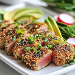 Savory Sesame Crusted Tuna Steaks Recipe Guide