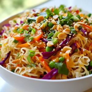 Sesame Peanut Noodle Salad Quick and Flavorful Recipe