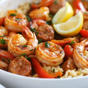 One Pan Cajun Shrimp and Sausage Flavorful Delight