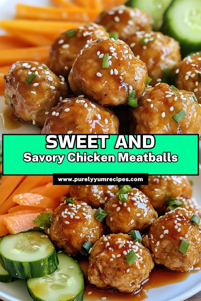 Discover the mouthwatering delight of teriyaki chicken meatballs! This easy teriyaki recipe features juicy ground chicken blended with aromatic ingredients for a perfect meal. Baked chicken meatballs are a healthier option and a fantastic addition to your Asian-inspired meatball recipes collection. Ideal for busy nights, these savory meatballs will impress your family. Try it now and elevate your dinner game! Save for later! #TeriyakiChickenMeatballs #GroundChickenRecipes #BakedChickenMeatballs #AsianInspiredRecipes