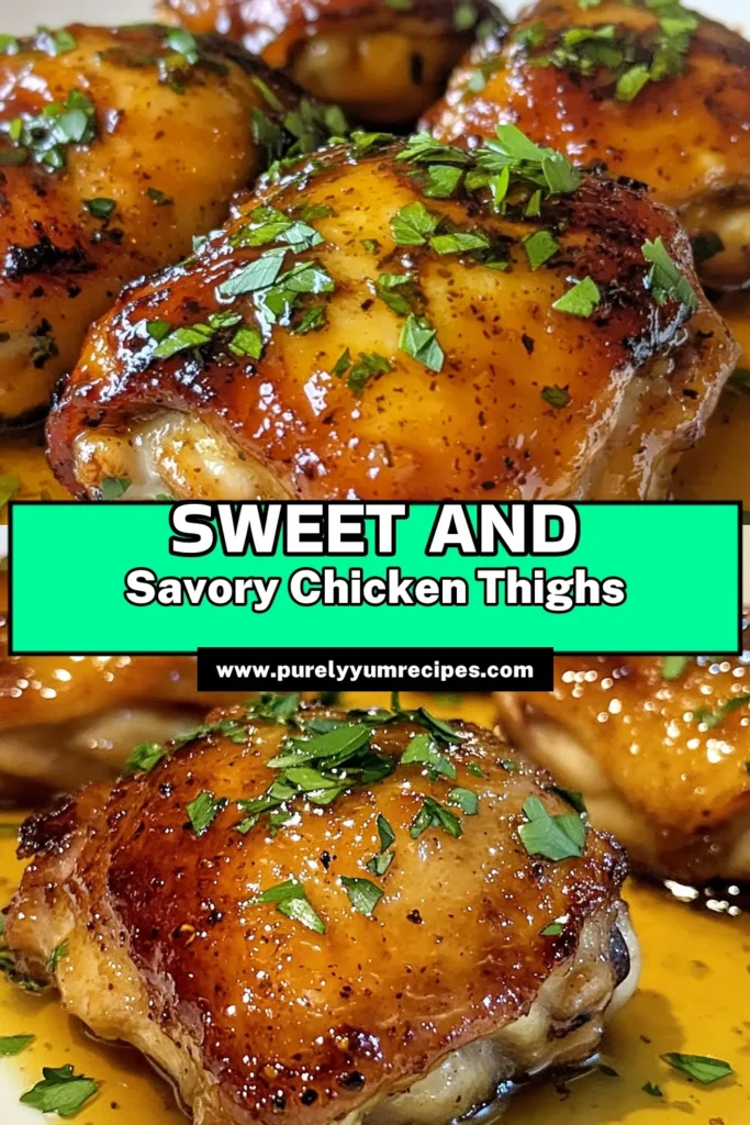 Savor the delicious flavors of this Maple Dijon Chicken recipe! These baked chicken thighs with maple syrup are crispy on the outside and tender inside, making for an easy chicken thigh dinner that's perfect for any occasion. Try this dijon mustard chicken recipe for a delightful twist and enjoy roasted chicken thighs with maple glaze that everyone will love. Save this recipe and bring a taste of sweetness to your table! #MapleDijonChicken #EasyDinners #ChickenRecipes #GlazedChicken