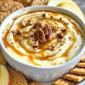 Caramel Pecan Cheesecake Dip Delightful and Easy Treat