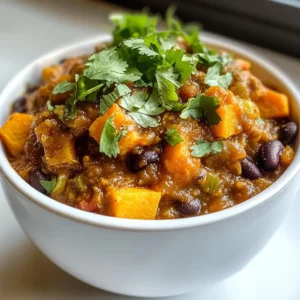 Vegan Sweet Potato Black Bean Chili Flavor Booster