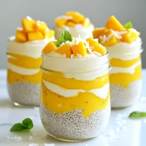 Mango Coconut Chia Pudding Fresh and Creamy Delight