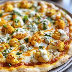 Buffalo Cauliflower Pizza Flavorful and Easy Recipe