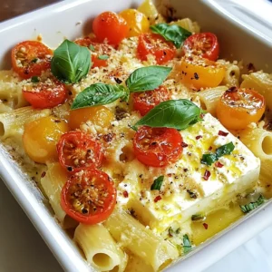 Baked Feta Pasta Simple and Flavorful Dinner Dish