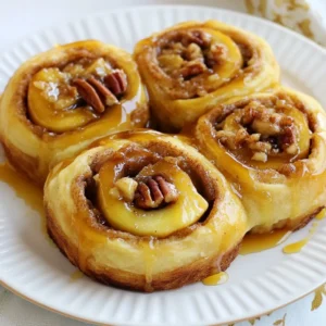 Caramel Apple Cinnamon Rolls Irresistible Homemade Treat