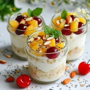 Cherry Almond Overnight Oats Simple and Nutritious Meal
