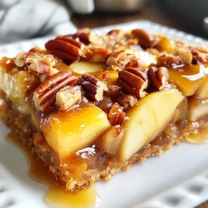 Caramel Pecan Apple Pie Bars Irresistible Dessert Delight