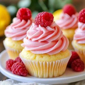 Raspberry Lemonade Cupcakes Delightful Sweet Treat