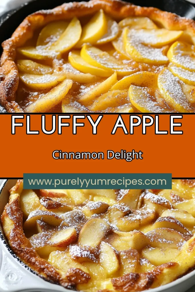 Indulge in the delightful flavors of this Aromatic Apple Cinnamon Dutch Baby, a must-try breakfast Dutch Baby recipe that transforms your mornings! This easy Dutch Baby with apples comes together in just 35 minutes and makes for a delicious baked apple dessert. Perfectly fluffy and topped with warm cinnamon apples, it's sure to impress. Save this recipe for your next cozy brunch! #DutchBabyRecipe #AppleDessert #BreakfastInspiration #EasyRecipes