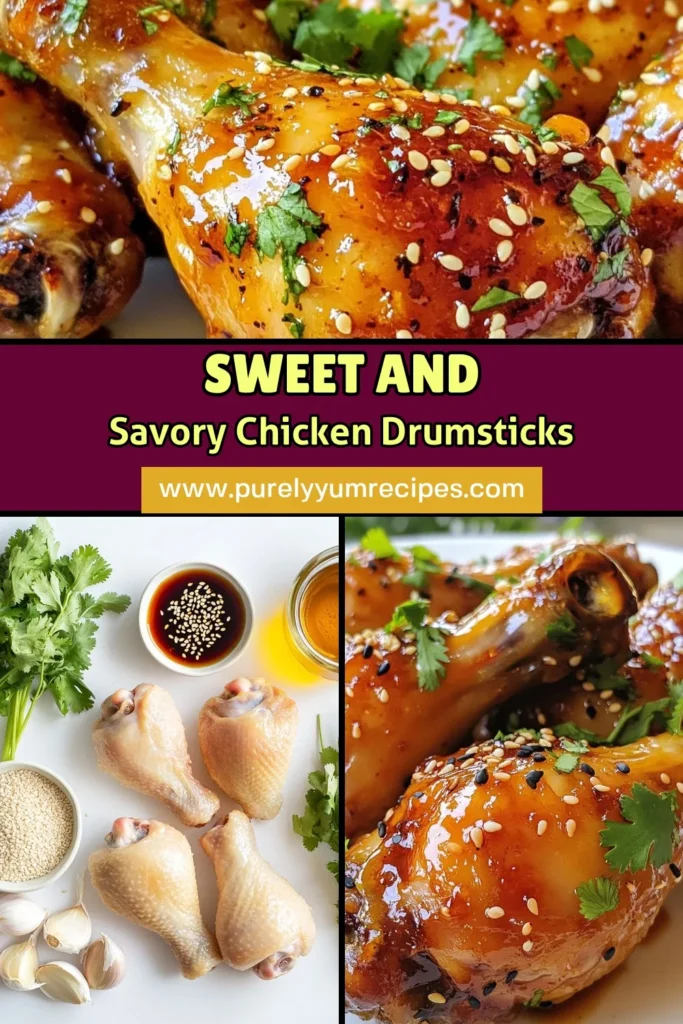 Elevate your dinner with these honey garlic chicken drumsticks! This easy chicken drumsticks recipe features a delightful honey garlic marinade with soy sauce and ginger, resulting in perfectly baked chicken drumsticks that are juicy and flavorful. Perfect for weeknight meals or special occasions, these honey soy glazed chicken drumsticks are sure to impress. Try this delicious chicken marinade with honey today and enjoy a taste sensation! Save this recipe for later! #HoneyGarlicChickenDrumsticks #BakedChickenDrumsticksRecipe #EasyChickenDrumsticksRecipe #HoneySoyGlazedChicken