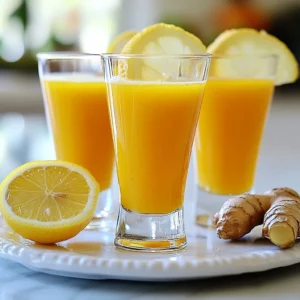 Ginger Turmeric Immunity Shot Boosts Your Health