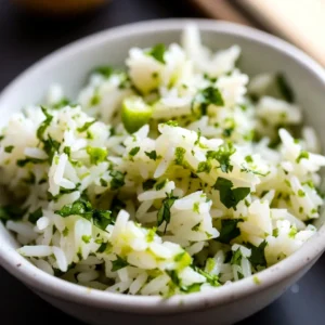 Zesty Cilantro Lime Rice Flavorful and Easy Recipe