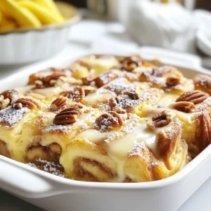 Cinnamon Roll French Toast Casserole Easy and Tasty