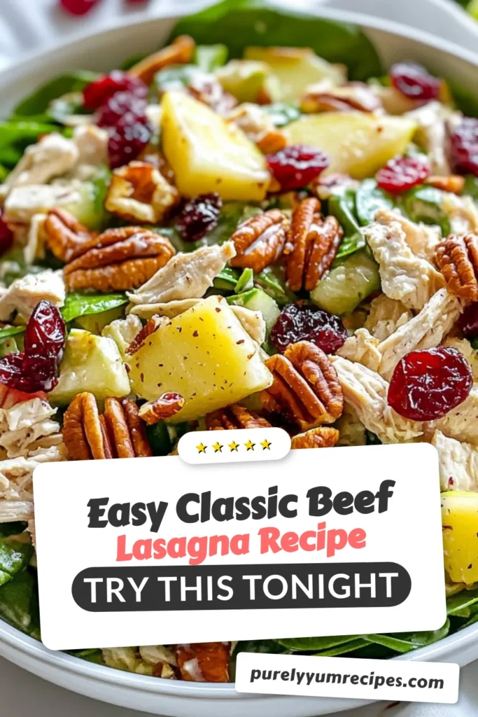 Discover the deliciousness of Cranberry Pecan Chicken Salad, a refreshing and healthy chicken salad recipe perfect for any occasion! With Greek yogurt instead of heavy mayo, this easy salad with chicken is light yet satisfying. Packed with flavor from cranberries, pecans, and fresh veggies, it's the ultimate dish you can whip up in just 15 minutes. Save this recipe for your next meal or picnic! #HealthyRecipes #ChickenSalad #EasyCooking #MealPrep