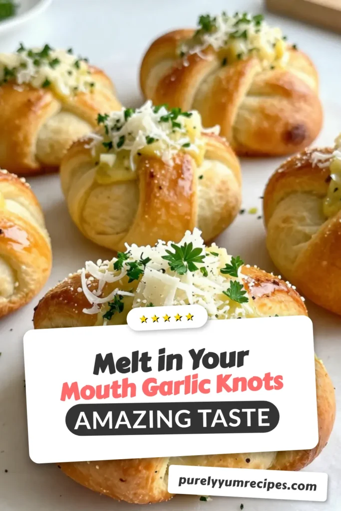 Indulge in these buttery garlic knots, the perfect homemade snack for any occasion. This easy garlic bread recipe transforms pizza dough into delightful knots, coated in a savory garlic butter mixture. Bake them to golden perfection for a mouthwatering treat that pairs beautifully with marinara sauce. Try these garlic butter knots today and impress your guests! Save this recipe for your next gathering! #ButteryGarlicKnots #EasyGarlicBreadRecipe #HomemadeGarlicKnots #PizzaDoughKnots