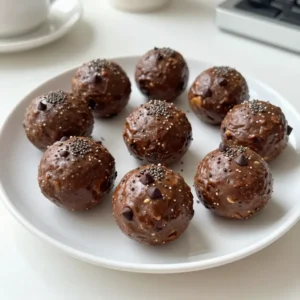 Chocolate Peanut Butter Protein Balls Simple Snack Idea