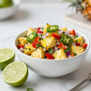 Spicy Pineapple Salsa Easy and Flavorful Recipe