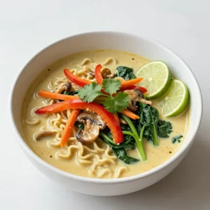 Vegan Coconut Curry Ramen Flavorful Nourishing Dish